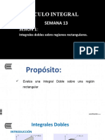 Semana 13 - s1 - Integrales Dobles Sobre Regiones Rectangulares