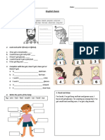 Describing People, Parts of The Body