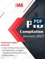 Jan 2023 PIB Compilation - PDF Upsc