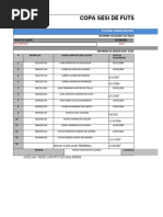 Ficha de Inscrição - Copa Sesi de Futsal 2023