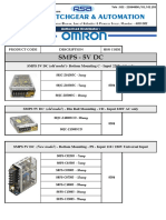 Omron Price List SMPS For Print 29.11.19