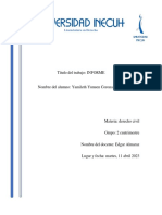 Infrome Tipos de Actas Act 13 Derecho Civil