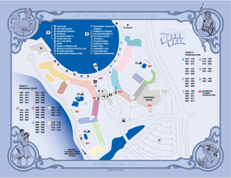BoardWalk Inn Resort Map | PDF