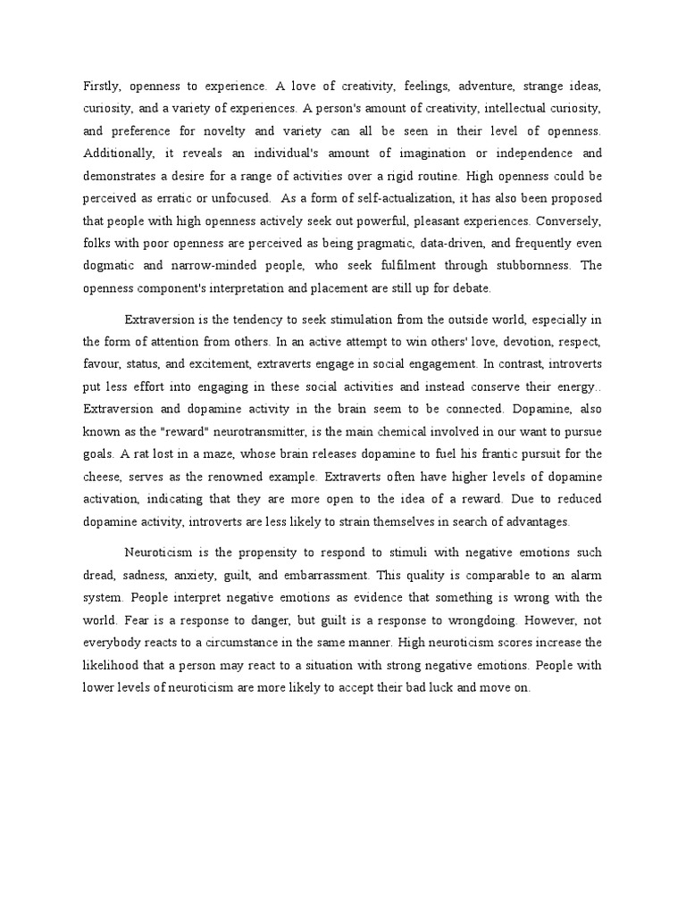 Who Created The Five Factor Personality Model