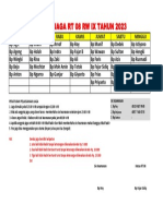 Jadwal Jaga 2023