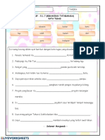 Nama: Tarikh:: SP: 5.1.7 (Kemahiran Tatabahasa) Kata Tugas