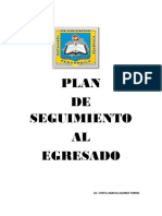 Plan de Seguimiento Al Egresado