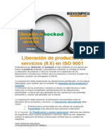 ISO 9001-2015 Clausula 8.6