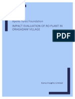 Impact Assessment - Drinking Water RO - FY'22