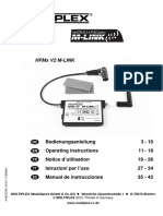 279 - 45613 Bedienungsanleitung HF Modul HFMX v2 de en FR It Es