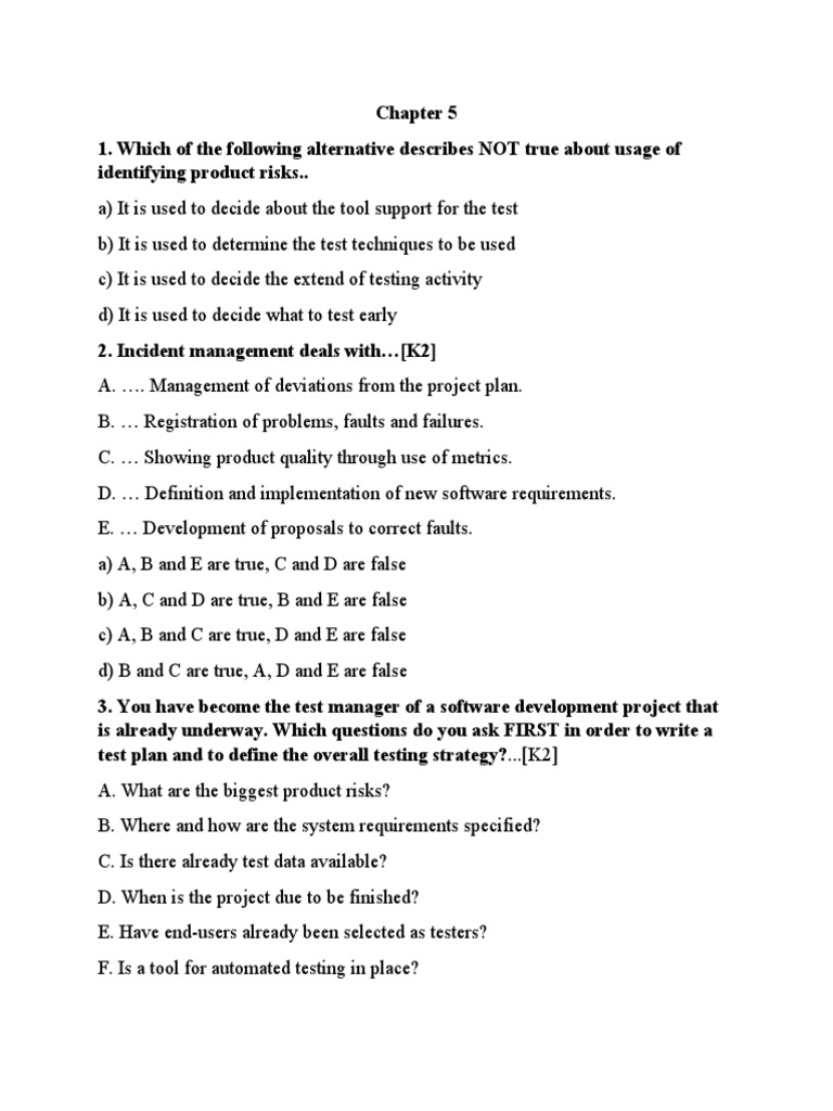 Software Testing Risks and Management | PDF | Software Testing | Risk