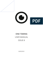 PACETEQ One Timing Manual I8