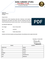 Surat Undangan Uji Tanding