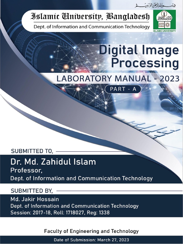 Digital Image Processing Lab Manual Part-1 | PDF | Image Segmentation ...