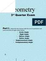 Geometry Exam