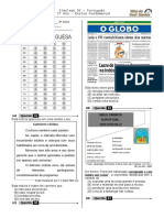 Simulado 05 (L. P - 3º Ano) - Blog Do Prof. Warles