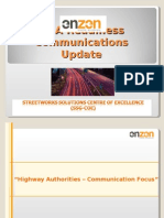 SSG COE - TMA Communications Plan (For Highway Authorities)