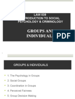 Lecture 8 - Groups & Individuals