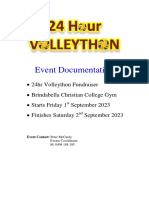 1 - 2 Sep 2023 - 24hr Volleython
