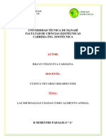 Microalgas en La Alimentación Animal