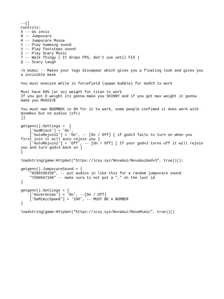 Mimic script pdf