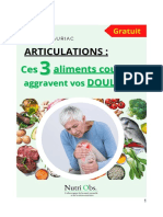 Livre Arthrose Nutri Obs