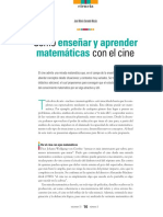 Cómo Con El Cine: Enseñar y Aprender Matemáticas