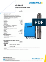 PS2-1800 C-SJ5-12: Solar Submersible Pump System For 4" Wells