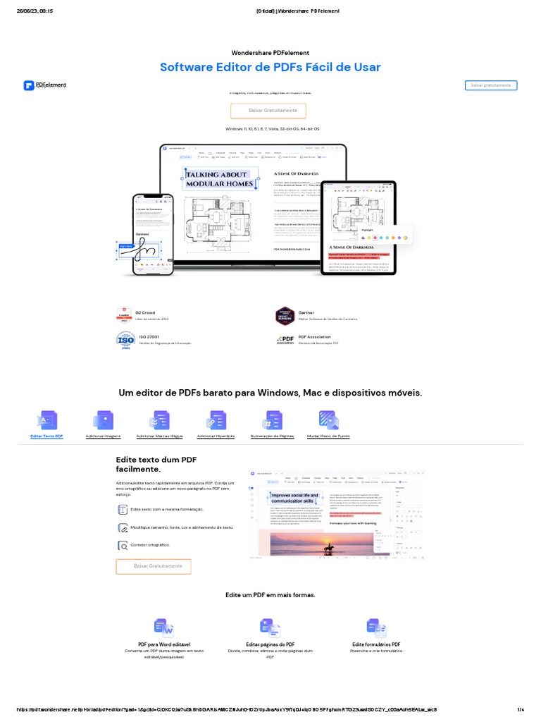 (Oficial) - Wondershare PDFelement | PDF | Desenvolvimento de software ...