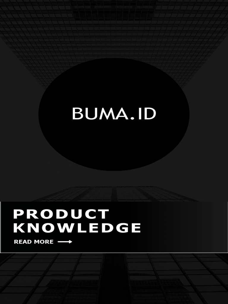 Product Knowledge BUMA. | PDF