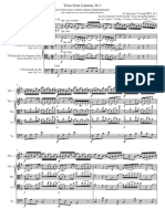 Auch Mit Gedämpften, Schwachen Stimmen, BWV 36 No. 7 (Violin Part)