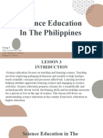 Group 3 Science Education in The Philippines