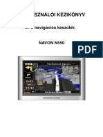 Navon n550 User Manual Hun