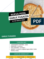 Lanzamiento Pizza GARLIC FUGAZZA
