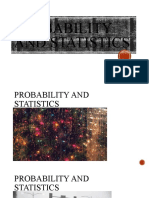 Probability and Statistics