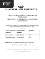 Abbreviated UAV Cloud Integration Proposal - (Katende Marvin and Ayebare Anil Pelice)