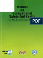 Manual On Occupational Safety And Health for The Construction Industry