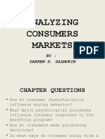 Analyzing Consumers Markets - Darren
