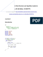 Solution Manual For Data Structures and Algorithm Analysis in C 4 e 4th Edition 013284737x