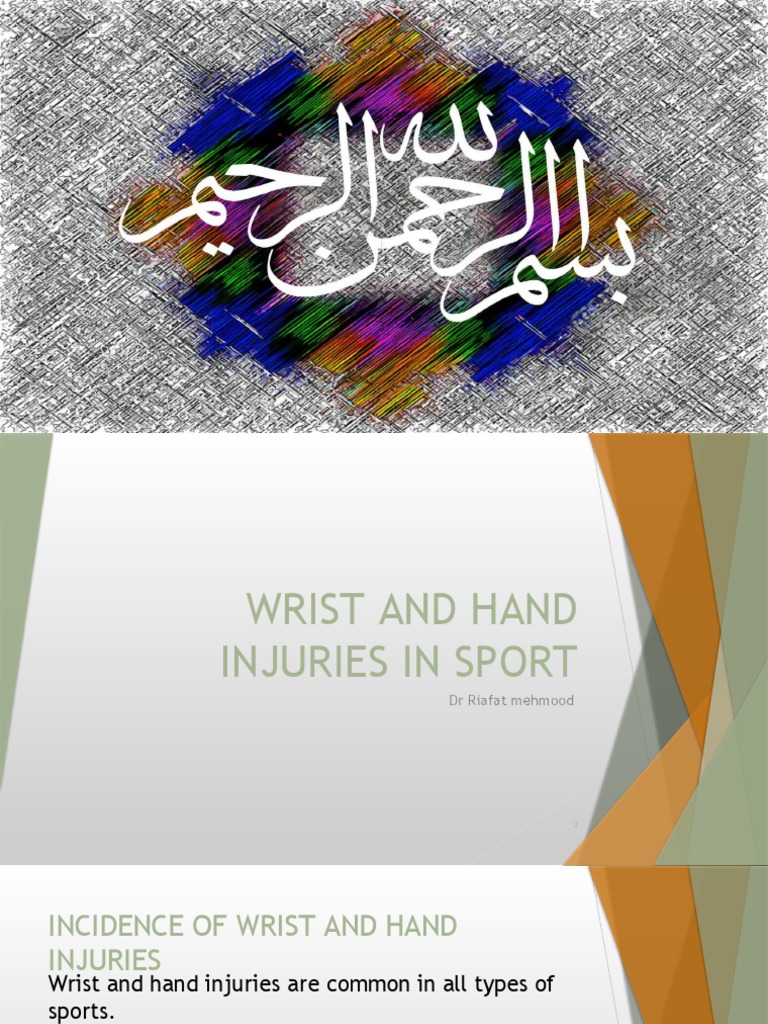 A Wrist and Hand Injuries in Sport PDF Thumb Hand