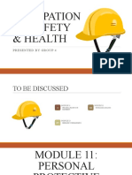 Occupational Safety Health