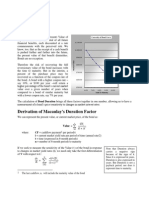 Bond Duration: Derivation of Macaulay's Duration Factor