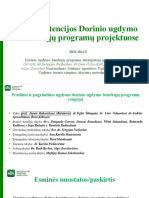 Kompetencijos Dorinio Ugdymo Srities BP Projektuose - Pristatymas SC 2021 04 13 - End