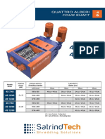 4 Shaft Shredder 4S 40 60 HP Data Sheet