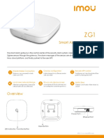Fisa Tehnica Unitate Centrala Smart Home WiFi Dahua IMOU IOT-GWZ1-EU