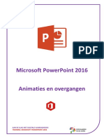 4 Microsoft PowerPoint 2016 Animaties en Overgangen 2020.12 Algemeen