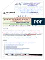 Oferta Cursuri Functionari Publici Bucuresti Asociatia Columna