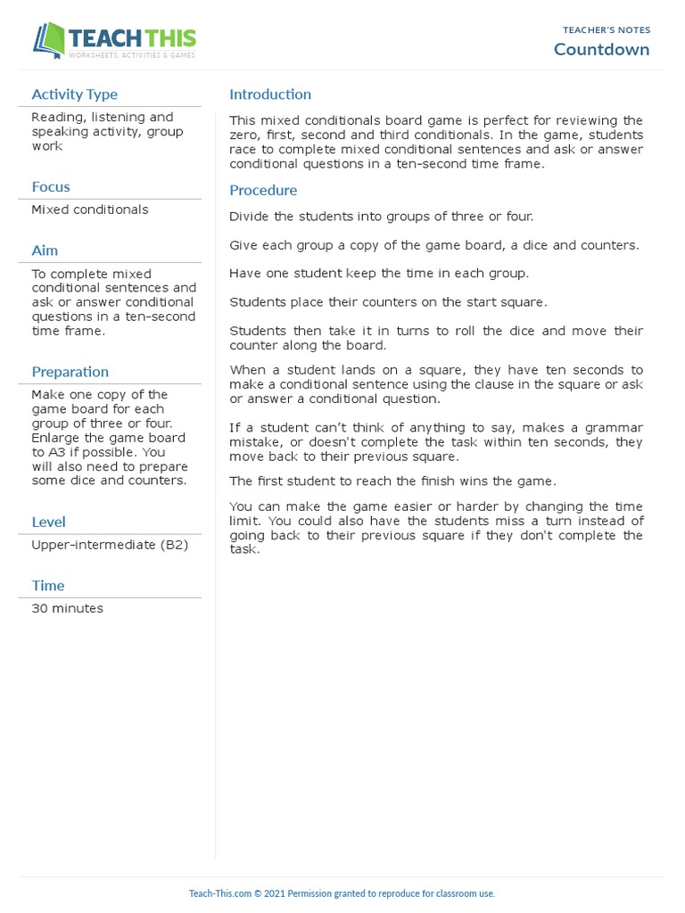 Countdown | PDF | Linguistics