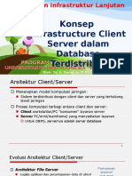 Konsep Infrastructure Client Server Dalam Database Terdistribusi