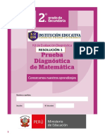 Ficha Diagnostica de Mat 2do